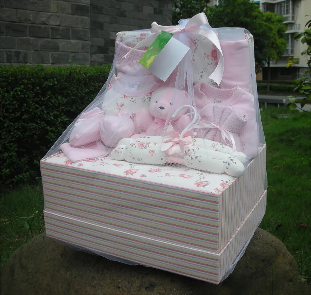 Newborn baby gift box 16 piece set gift box ultralarge gift four seasons gift paragraph