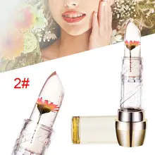 1 предмет цветы желе реагирует на температуру Цвет бальзам для губ увлажняющий питательный губная помада 2