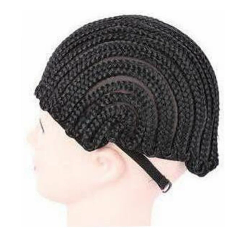 ( 2 Pieces/lot ) FREE Shipping Adjustable Strap Elastic Mesh Glueless Cornrow Crochet Synthetic Braided Weaving Wig Cap Black 2 ( 2 Pieces/lot ) FREE Shipping Adjustable Strap Elastic Mesh Glueless Cornrow Crochet Synthetic Braided Weaving Wig Cap Black 2