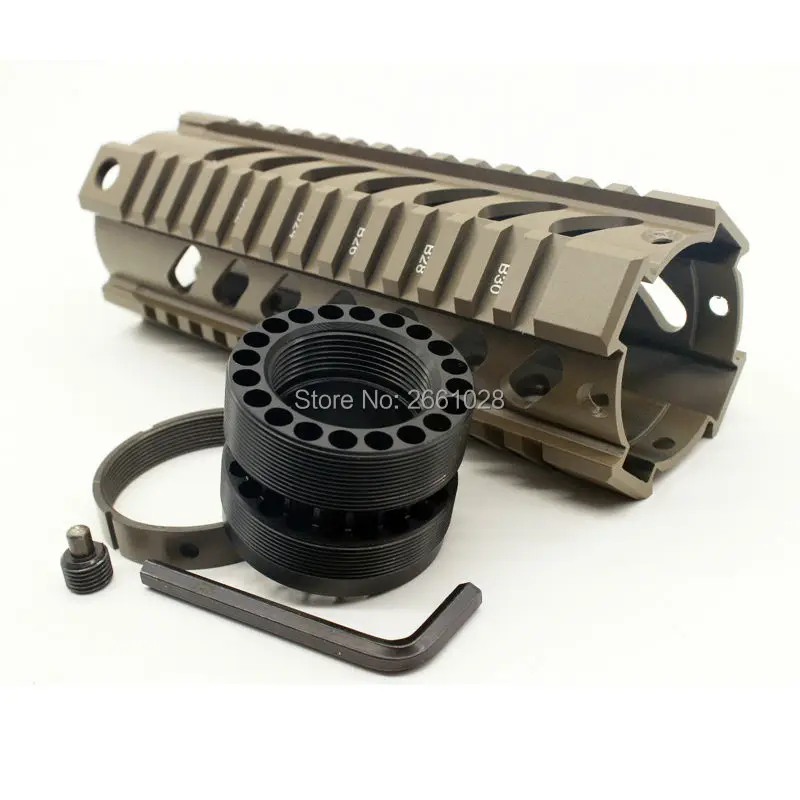 ", 7", 1", 12", 1" дюймовый свободный поплавок Picatinny Quad Rail system Handguard. 223/5. 56 Охотничьи аксессуары черный/коричневый