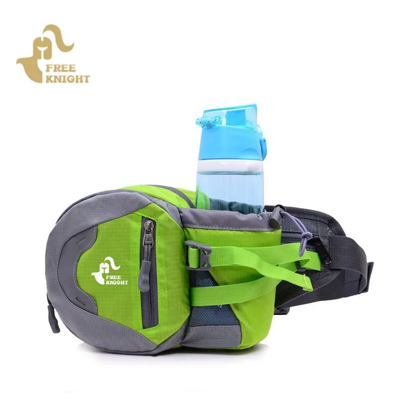 Bolsa de cinturón de cintura para correr con soporte de botella de agua para montar en bicicleta ciclismo caminar cintura paquete hombres mujeres
