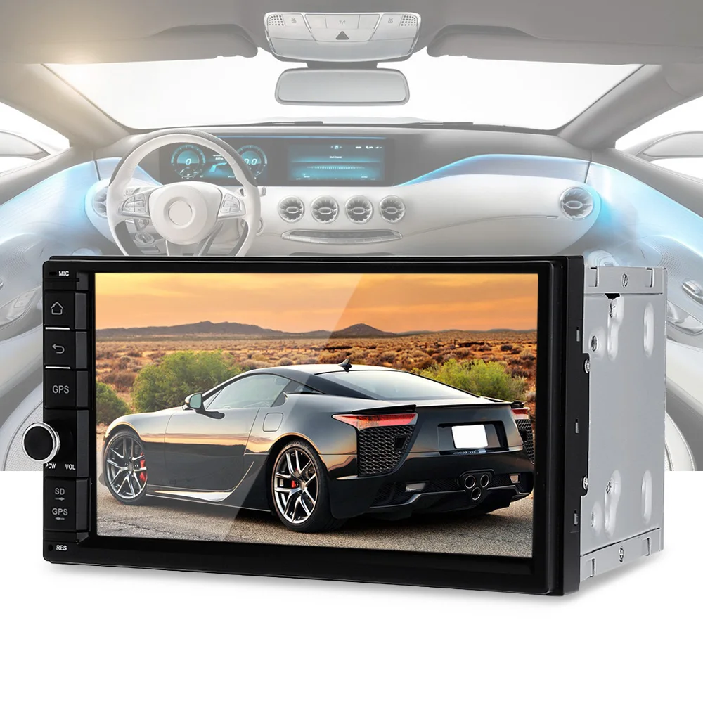 7010BA HD сенсорный экран система Android 6.0.1 GPS навигация автомобильный