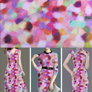 

1.4m*1m,96% Nature Silk and 4% Lycra,Print Fabric Mulberry Silk Cloth for Handmade Dress ,Pajamas ,Blouse and Shirt F02