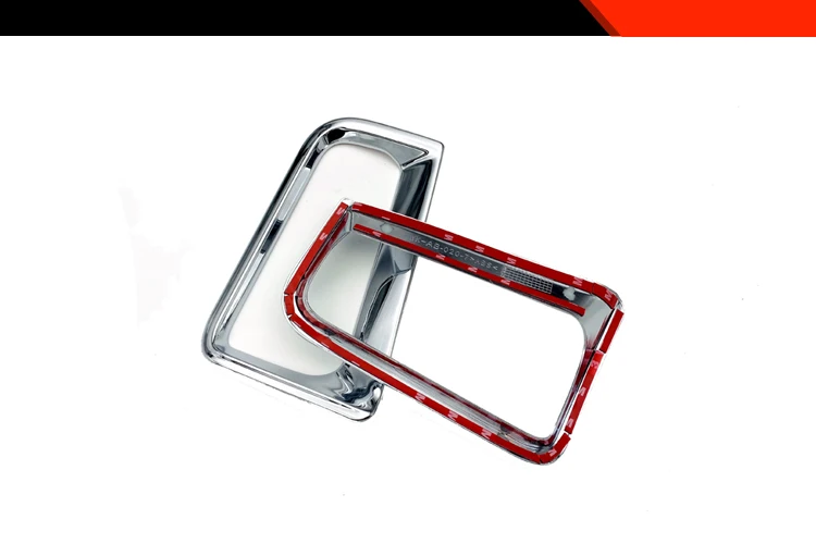 ABS Chrome Exterior Rear Tail Light Fog Lamp Decorative Trims Protector 2Pcs For Toyota Alphard AH30 Vellfire