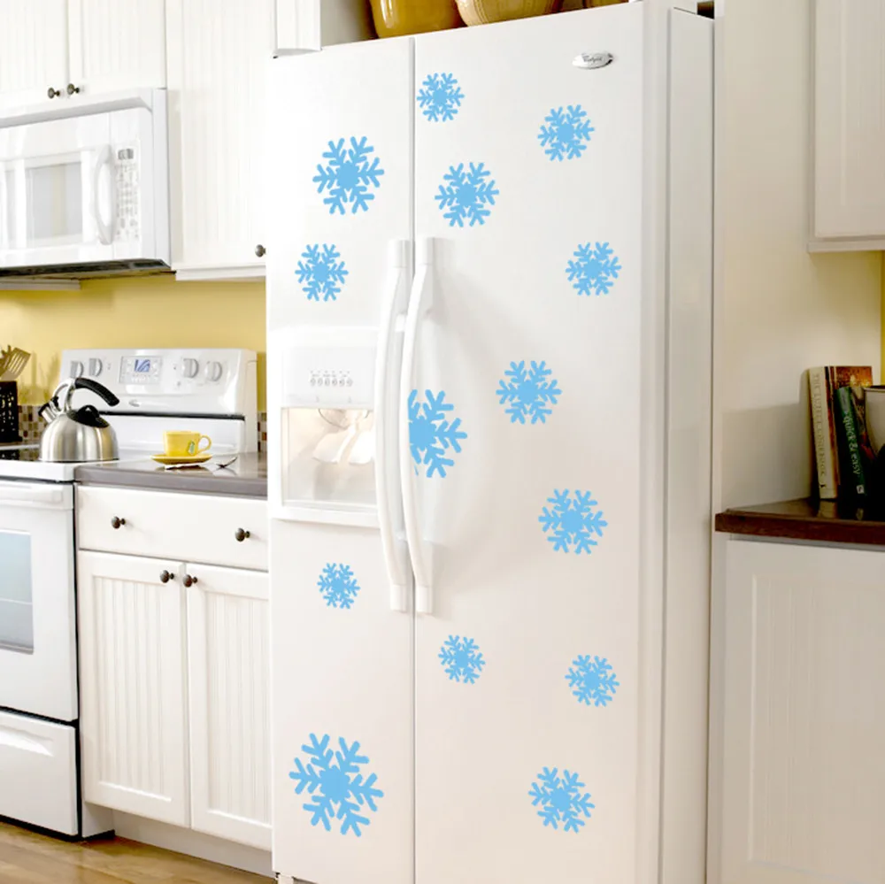 2019 New Wall Sticker Frozen Snow Flakes Vinyl Art Wall Quote Decal Sticker Removable wall decor room decoration muursticker @W2