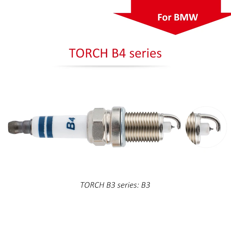 

4packs/6packs China original TORCH spark plugs FR7KPP332/IZFR6H11/IK20TT/RC8WMPB4/TORCH-B4