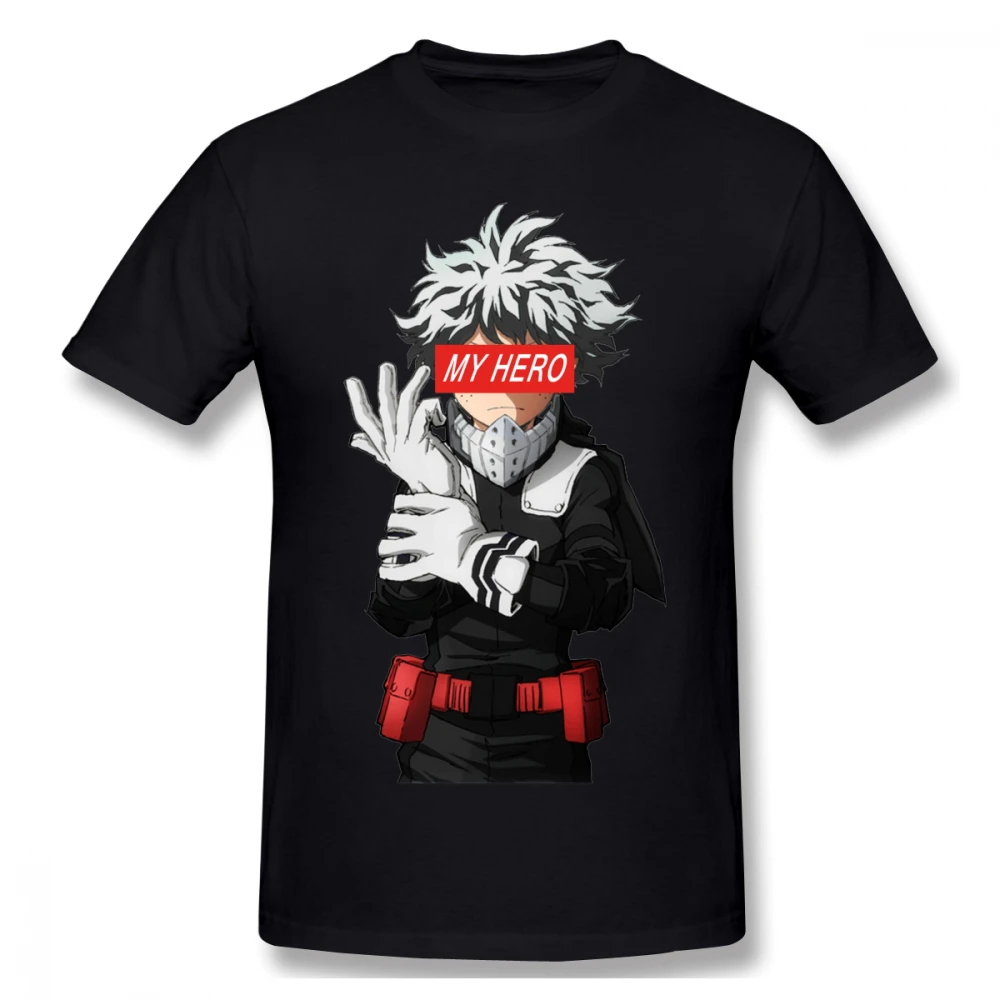 Hypebeast Midoriya мой герой Академии футболка для мужчин плюс размеры 4XL Лонгслив пары |