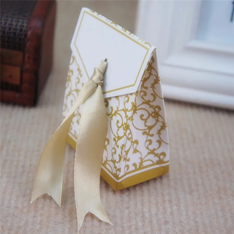 Hot Selling Beautiful Wedding Decoration Candy Box Festival Birthday Party Gift Folding Packaging |