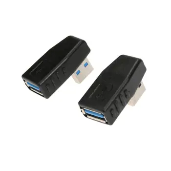 

USB3.0 High Speed 90 Degree Elbow Computer Adapter USB Extension Line Male to Female 90 Degree USB 3.0 Elbow Cable Adapter Hot