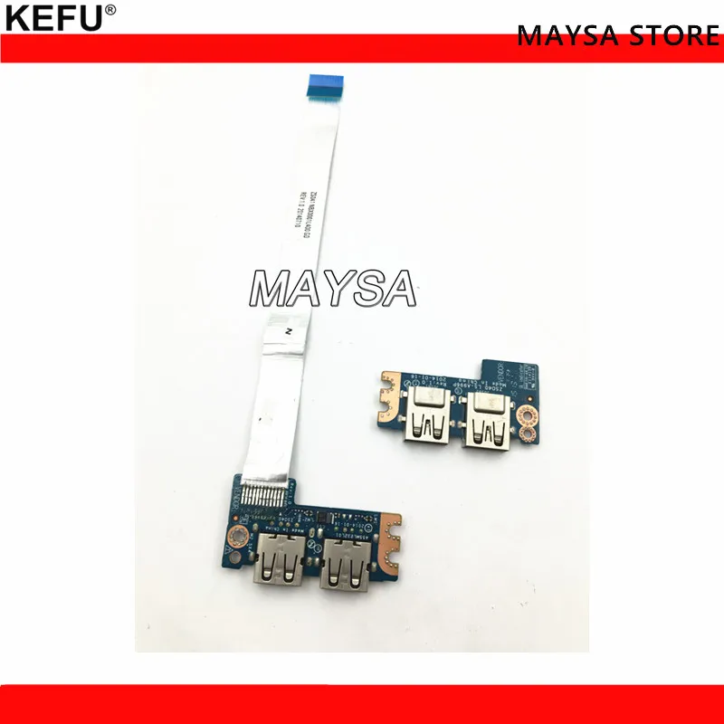 KEFU оригинал для ноутбука HP Pavilion 14-G 14-R 240 245 246 G3 USB плата с кабелем LS-A996P |