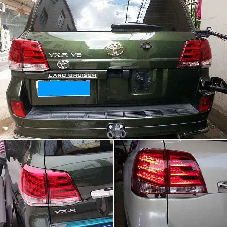 4PCS LED Rear Tail Lamp Assembly For Toyota Land Cruiser