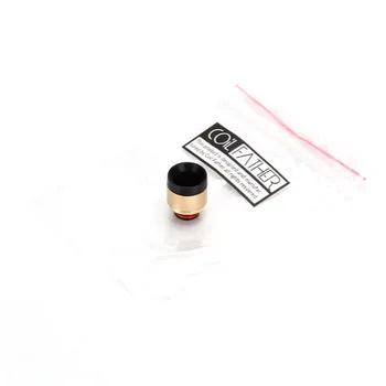 

3pcs/lot Coil Father 510 Drip Tip for Crown 3 Sub Ohm Tank E-cig Brass POM Aluminum Material 510 Mouthpiece 4 Colors Available