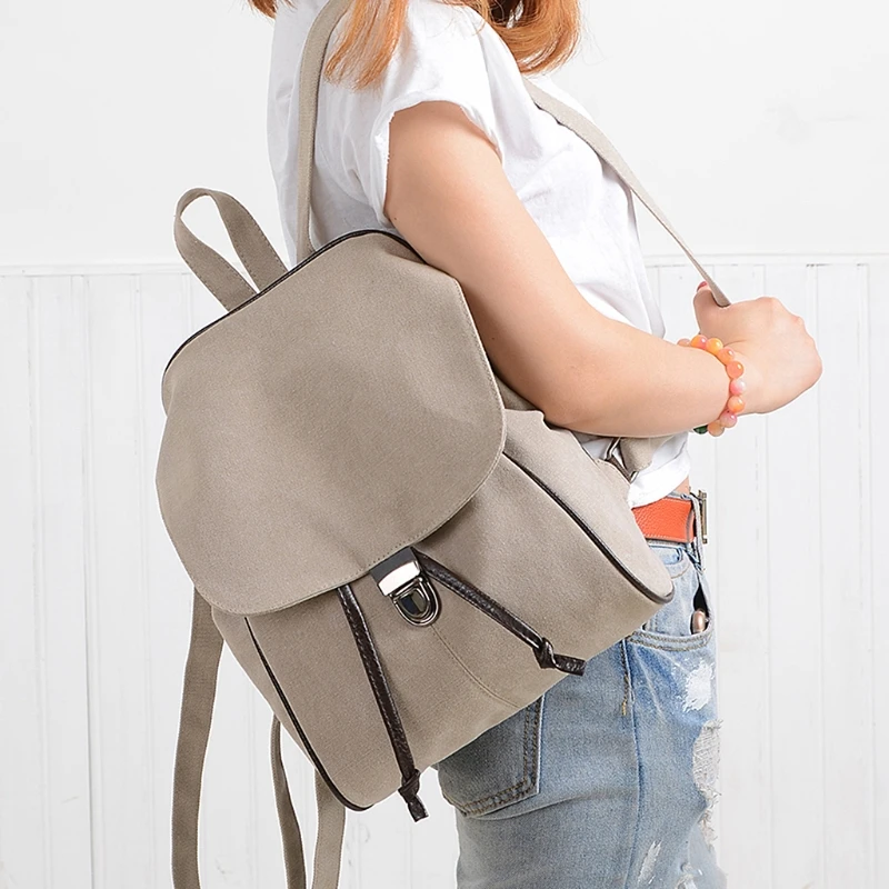 

Vintage rucksack 131404 Shoulder Bag Satchel Women Vintage Canvas Bags Backpack School Book Bag Shoulder Satchel Rucksack