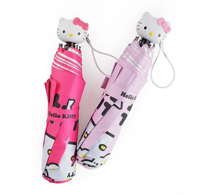 

Cartoo Folding Sun Protection Umbrella Rain Women 1 Pcs Only