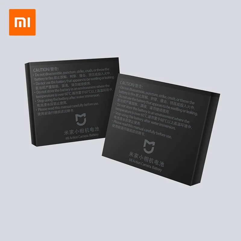 Аккумулятор 1450mAh 3,8 V для Xiaomi Mijia, аккумуляторы для мини 4 K, запасные части для экшн-камеры, аксессуары, зарядное устройство