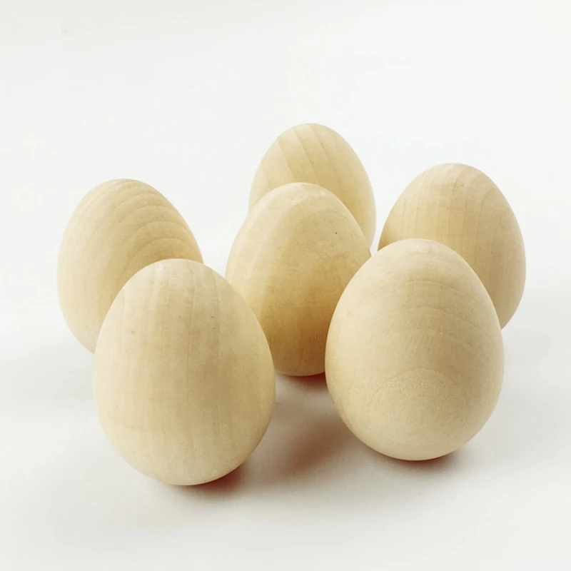 Let'S Make 10 деревянных пасхальных яиц, «сделай сам» незавершенный деревянные яйца и Укрась свои игрушки