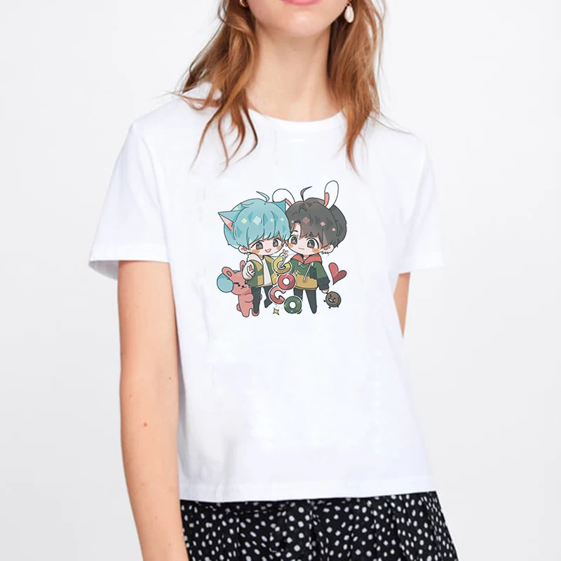 

2019 Fashion Cotton Mickey Print T Shirt for Womens Summer T-shirt Casual Multicolor Pattern Funny Shirt Ladies Top Tee Fashion