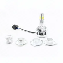 LED motorcycle headlight H4 motorbike light Bulbs flasher motos fog lights for Suzuki BA20D ktm exc cafe racer harley motor lamp
