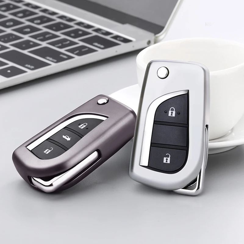 

Key Decoration for Toyota Corolla Camry Highlander Rav4 Crown Levin Car Smart Key Buckle Chain Hanging Keyring Accessories Auto