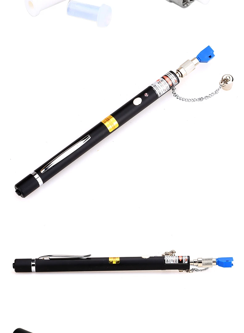 Fiber Tester RGT Mini Visual Fault Locator - 30KM Fiber Optic Cable Tester Pen For FC, SC, ST & LC Connectors FC SC ST LC Adapter