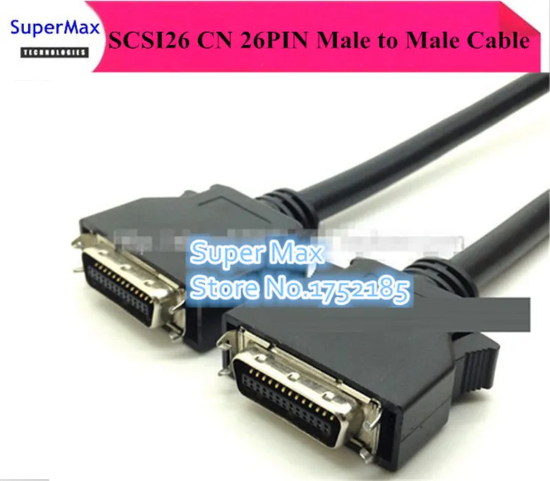 

SCSI26 SCSI 26PIN SCSI 26 Male to Male Signal Terminal Breakout Connector Date adapter wire Cable CN Type Capture card line