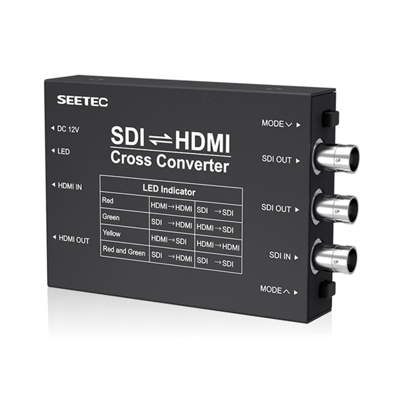 SEETEC Mini HDMI в SDI/SDI в HDMI конвертер SCH Full HD вещания конвертер 1080P SDI HDMI крест конвертер SCH