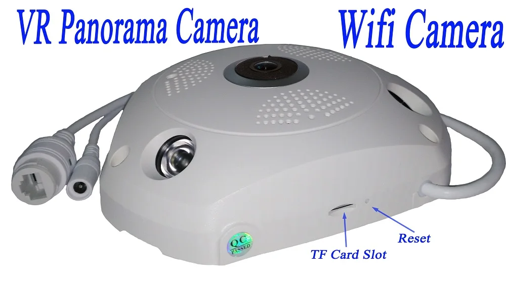 Панорамная камера с углом обзора 360 градусов беспроводная HD Wi Fi IP для домашней