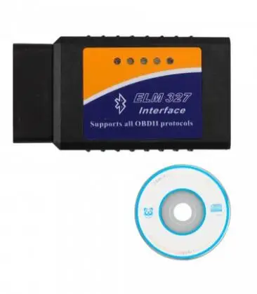 

OBD2 ELM327 V1.5 BluetoothELM 327 OBD Code Reader Chip PIC18F25K80 Work with Android/IOS/Windows 12V Car