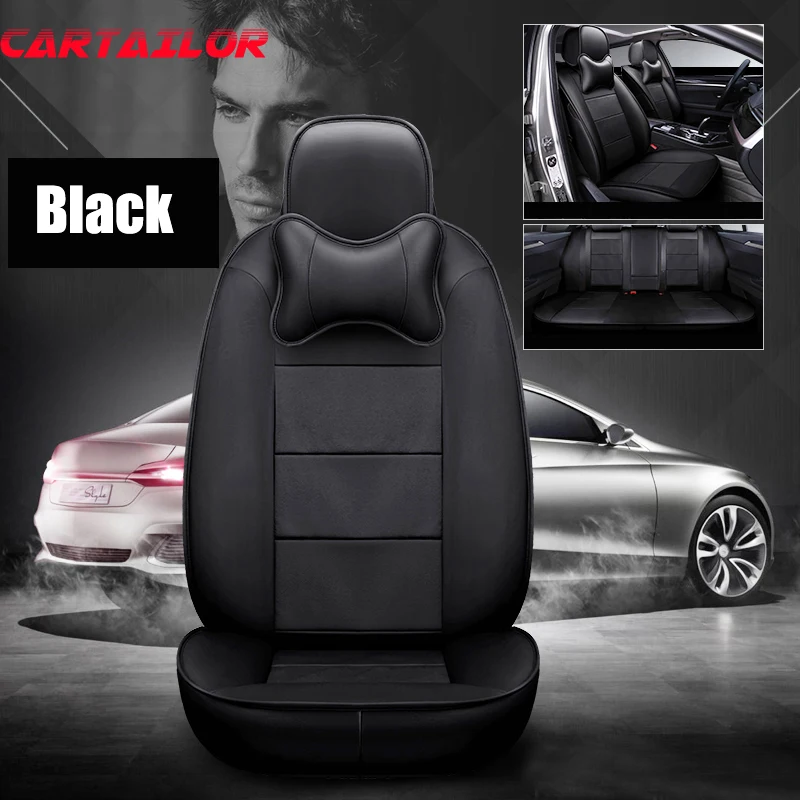 CARTAILOR Genuine Leather Seat Covers & Accessories for Lincoln MKZ Car