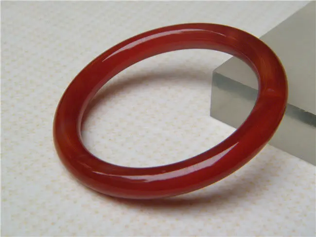

NEW 100% NATURAL CERTIFICATION GRADE BEAUTIFUL RED AGATE JADE BRACELET 55MM a 5.19