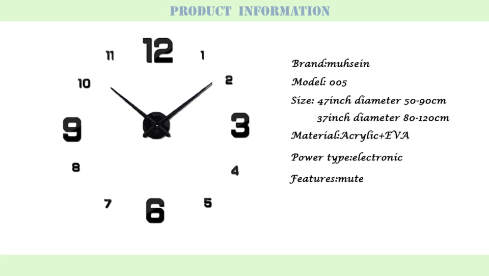 Горячая Новые Модные 3D большие размеры настенные часы Зеркальная Наклейка DIY настенные часы украшение дома настенные часы meetting room настенные часы