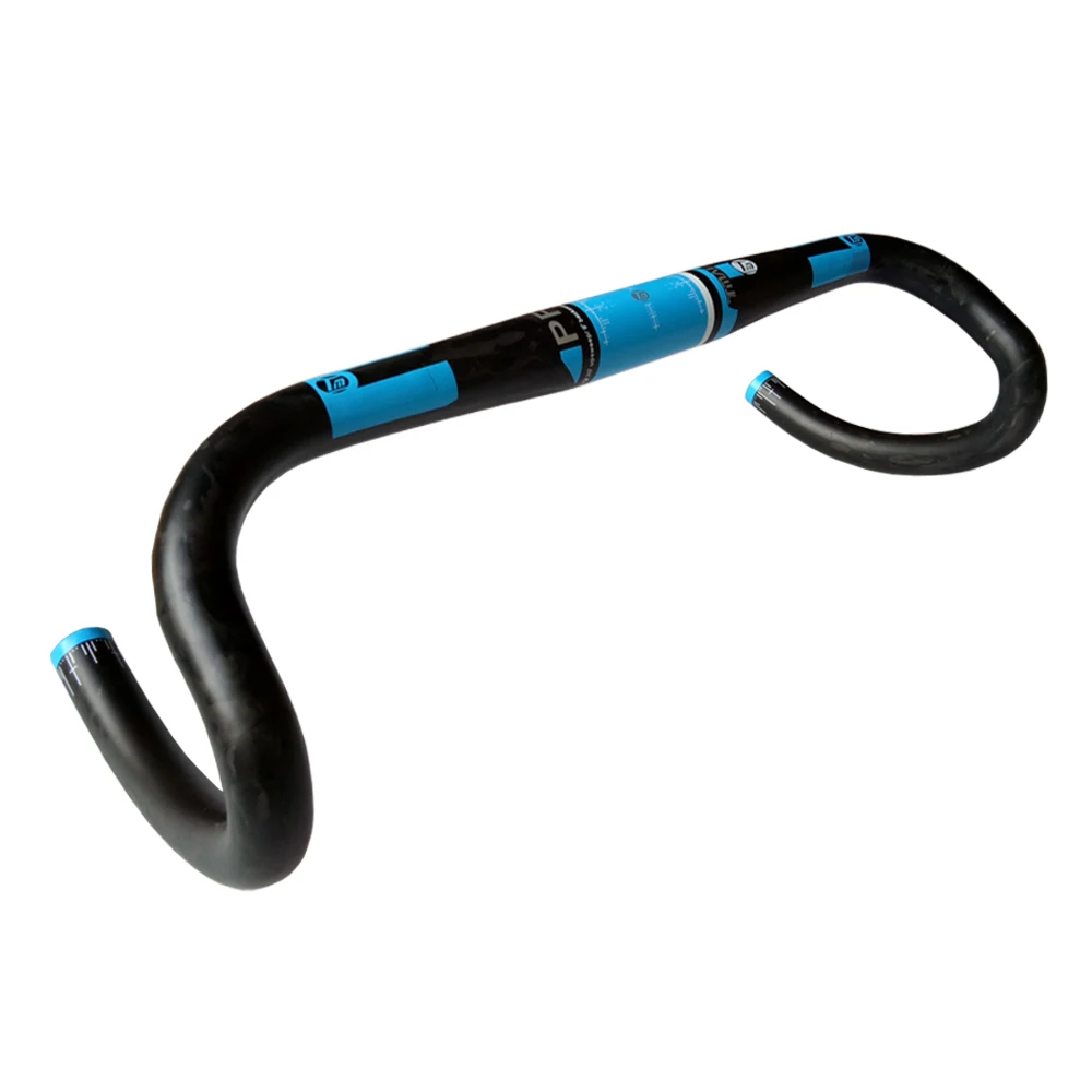 

TMAEX Pro Full Carbon Fiber Road Bike Blue Matte Handlebar Carbon Handlebar Bend The Carbon Fiber Bicycle Parts