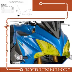 Для Suzuki GSX-S1000F GSXS1000F GSXS 1000F 2015-2018 мотоциклетная фара Защитная крышка экран объектив