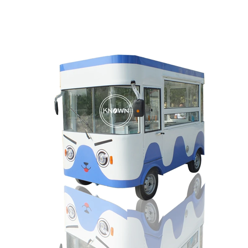 Most popular stainless steel durable hot dog kiosk on wheels food cart
