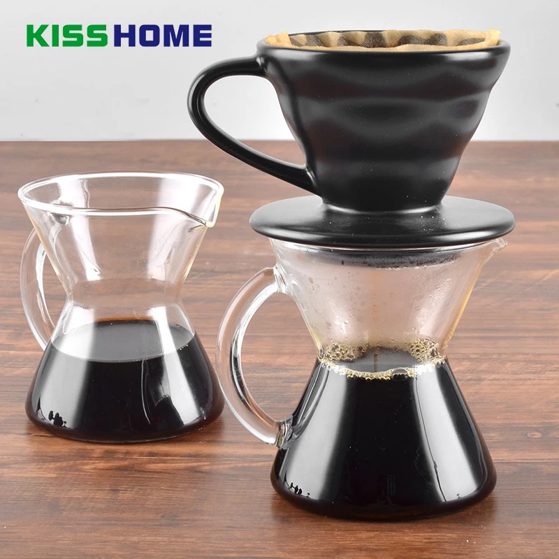 Buy 500ml Espresso Coffee Glaess Share Pot with Handle
