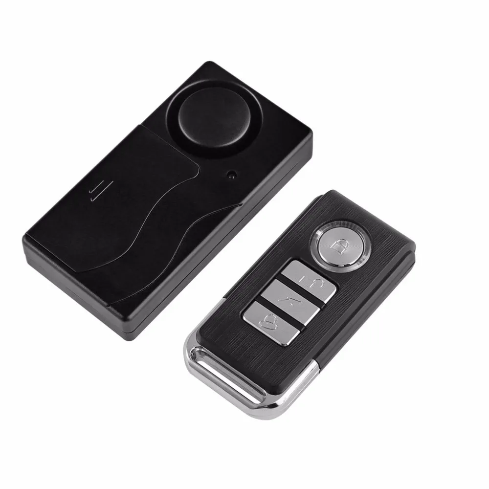 

Compact Small 105dB Ultra-loud Vibration Perception Wireless Vibration Trigger Safety Alarm with Remote Control