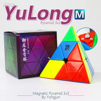 

Yongjun Yulong M Magnetic Cubo Magico Pyramid Pyraminxcube Cube Magic Speed Puzzle Stickerless Toys for children cubo magico