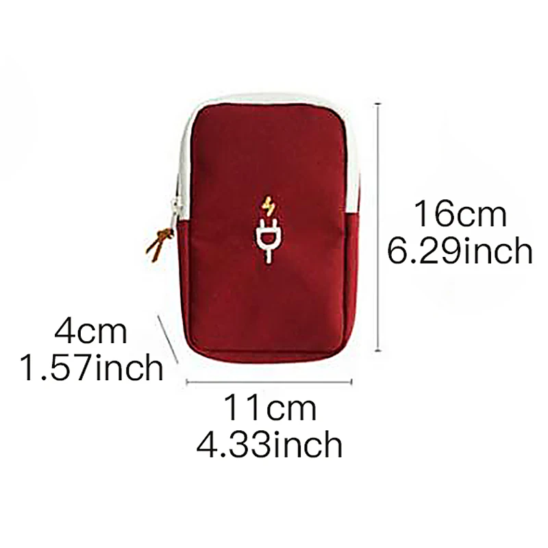 Portable Travel Bag Electronic Digital Storage Package Mobile Phone Charging Treasure Data Line Organizer Travel Accessories