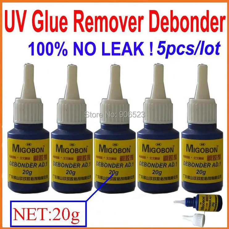 

5pcs/lot Adhesive remover liquid cleaner of uv glue oca on lcd or glass