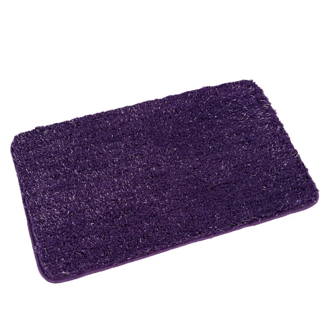 50x80 см/19," Wx 31,4" L Толстые полиэфирные микрофибры нескользящие коврики для ванной - Цвет: Фиолетовый
