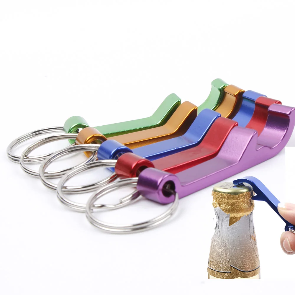 

Hot 4 in 1 Aluminum Botter Openers Portable Beer Remove Bar Tools Metal Key RIng Chain Gifes Kitchen Home Gadgets Accessories