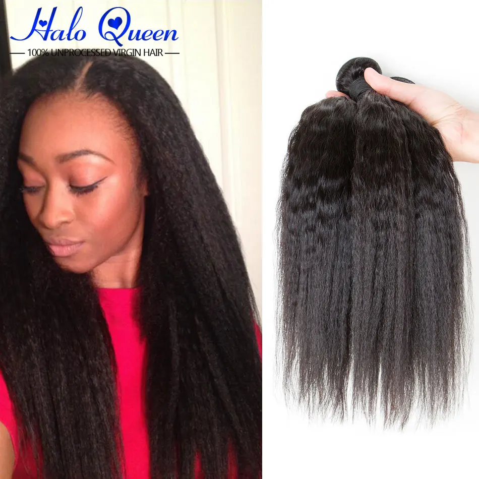 Brazillian Kinky Straight Hair Mink Brazilian Hair 1 Bundle Weave