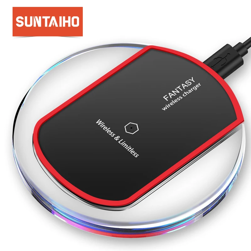Suntaiho QI Wireless Charger for IPhone X/8 Samsung S7/S8/S6 S6 Edge Plus/Note 5 Edge Nexus5 Xiaomi mi9 USB Charger Pad Suntaiho QI Wireless Charger for IPhone X/8 Samsung S7/S8/S6 S6 Edge Plus/Note 5 Edge Nexus5 Xiaomi mi9 USB Charger Pad