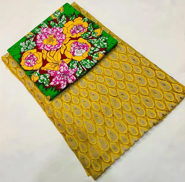 

3+2.5yards swiss voile lace in switzerland cotton java wax prints fabric african lace fabric dubai lace african fabric LJ-Z47