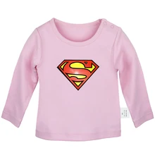 Футболки для новорожденных с принтом «Супермен-вина в наших звездах», «хорошо», «Покемон», «розовая любовь», футболки с длинными рукавами для малышей