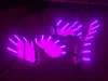 100 шт./шнур адресуемых SK6812-RGB led с радиатором; DC5V вход; 5 см расстояние между проводами; со всеми черными проводами и черной рамкой на светодиодах ► Фото 3/4