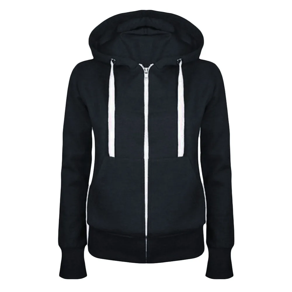 plain black hoodie ladies