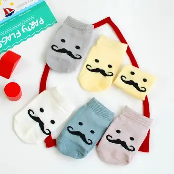 

Girls Socks 2016 Top Fashion Rushed Character Casual Unisex [2016] Korea Spring Slip Beard Socks Cartoon Thin Cotton Mesh Baby