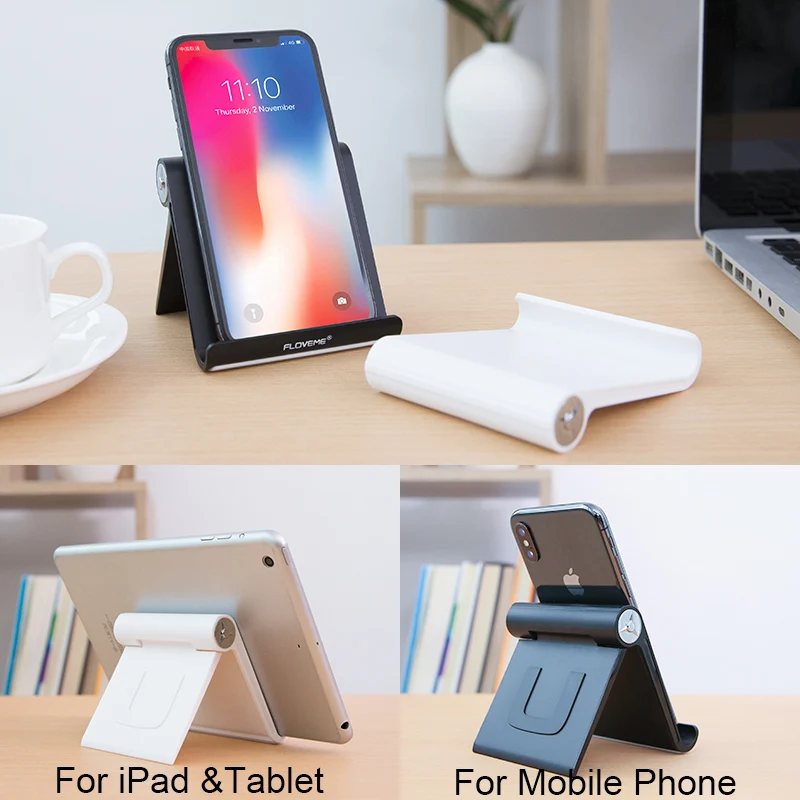 Настольный держатель для телефона FLOVEME складной мобильный телефон iPhone Xiaomi