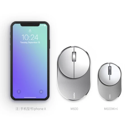 

Rapoo M600 2.4G Bluetooth Dual Mode Office Mouse Portable Lightweight Mini FOR laptop WINDOWS MAC